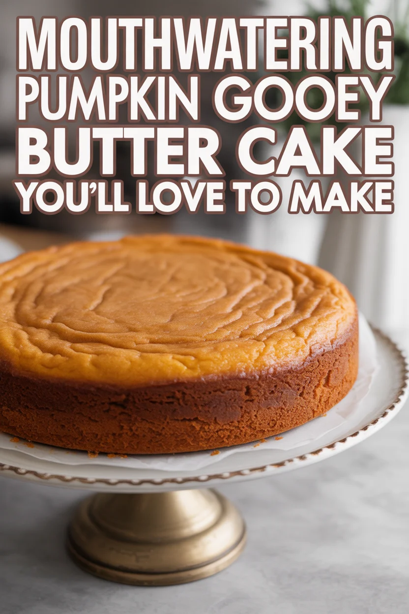 The Most Delicious Pumpkin Gooey Butter Cake