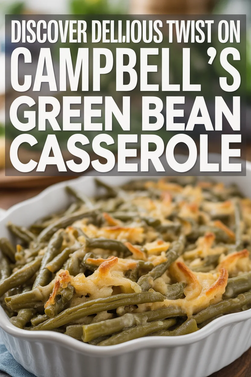 Discover Delicious Twist on Campbell's Green Bean Casserole