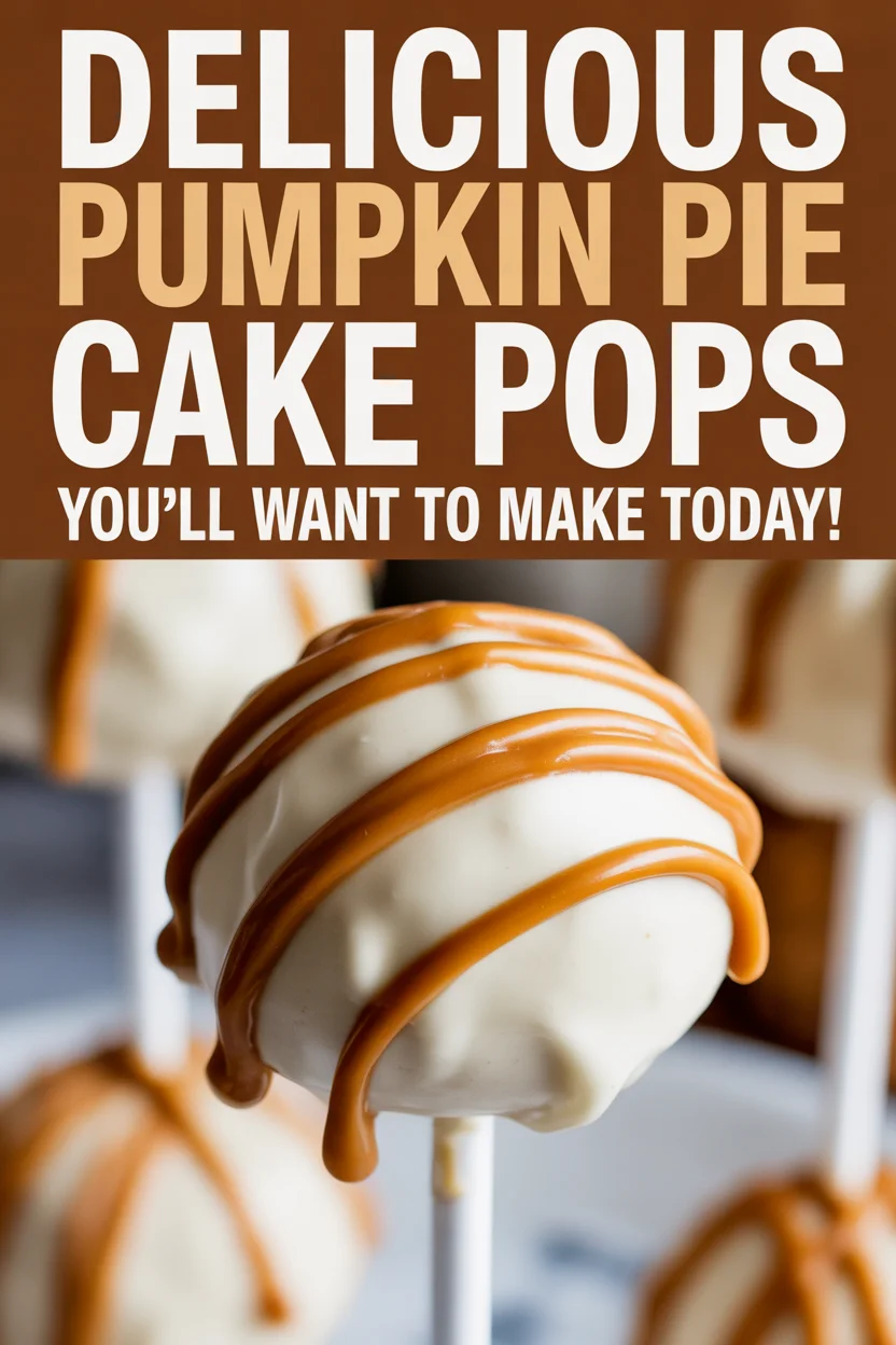 Pumpkin Pie Cake Pops