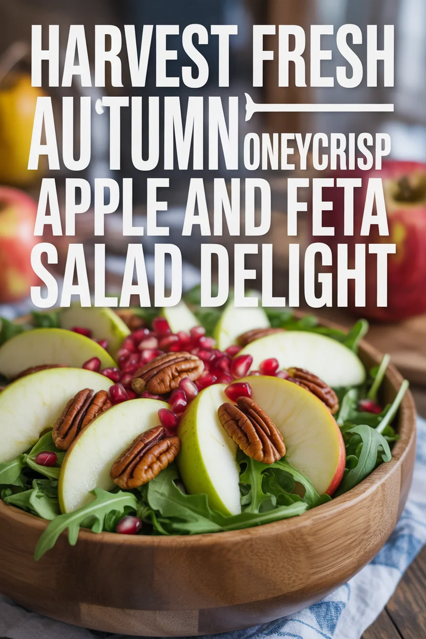 Harvest Fresh Autumn Honeycrisp Apple and Feta Salad Delight