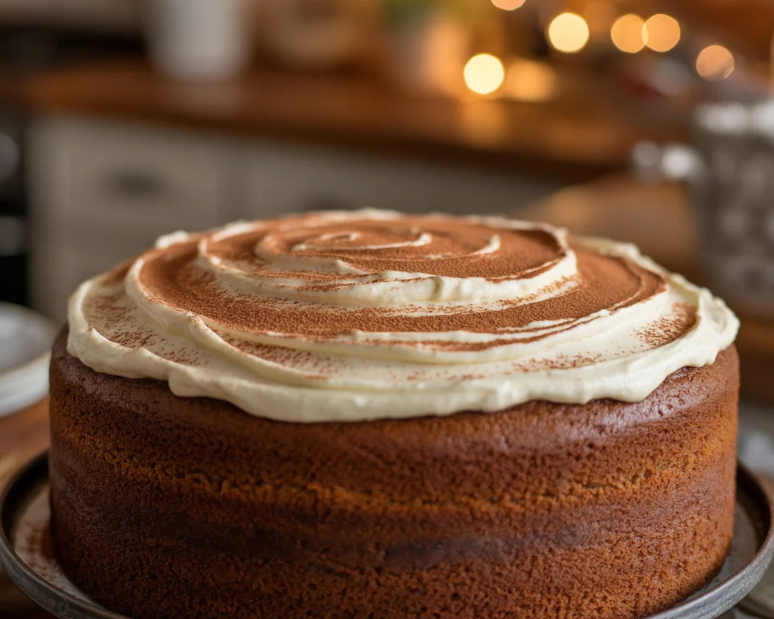 Gingerbread Cake with Cinnamon Cream Cheese Frosting Bliss
