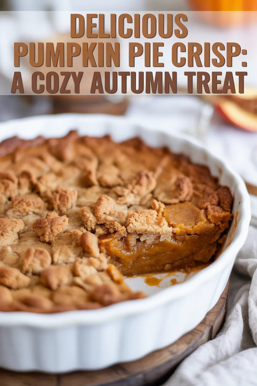 Pumpkin Pie Crisp