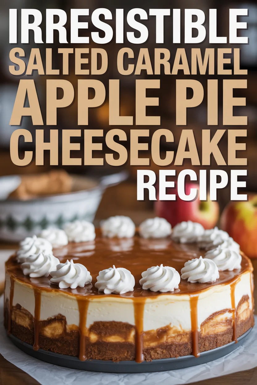 Irresistible Salted Caramel Apple Pie Cheesecake Recipe