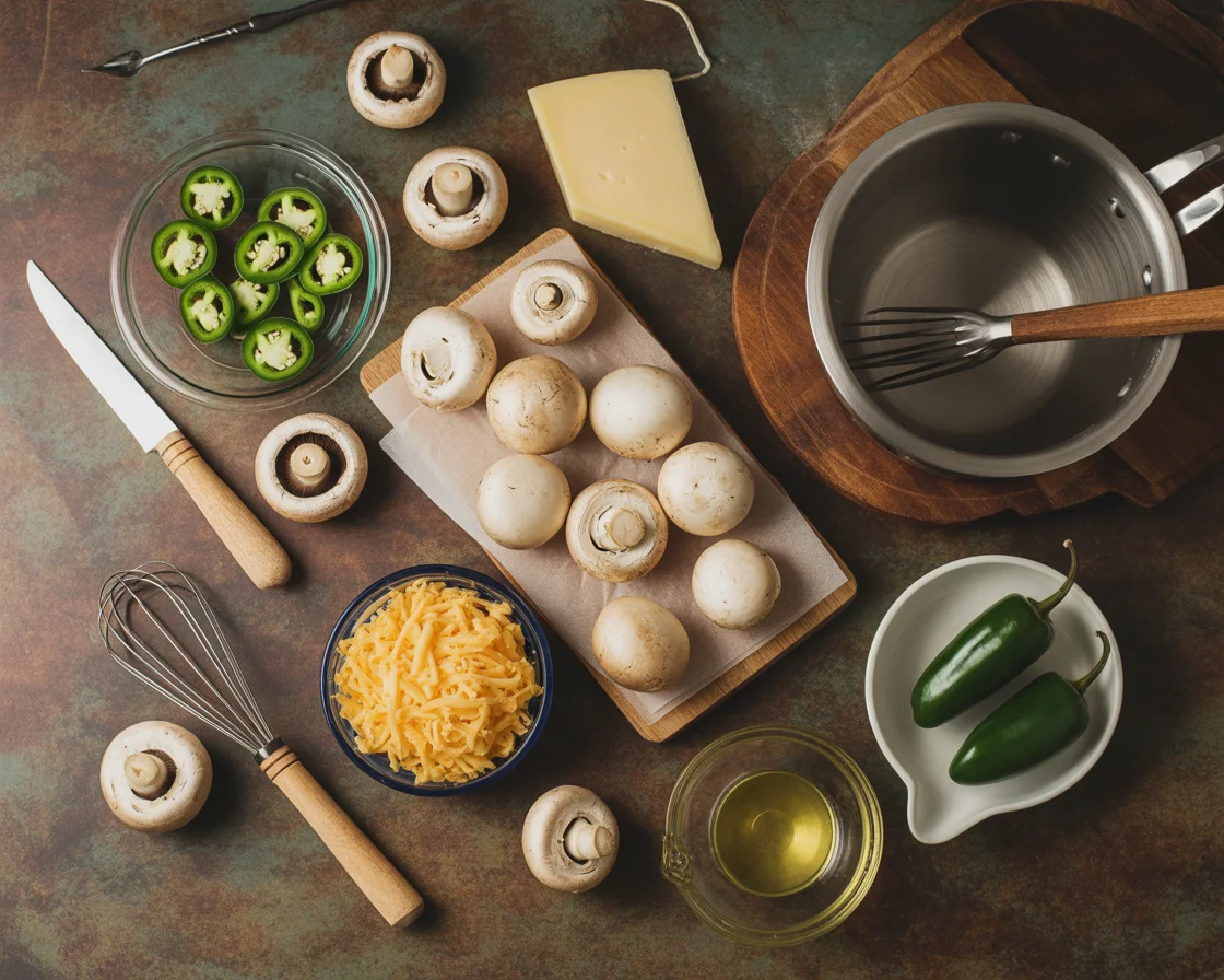 Irresistible Jalapeno Popper Stuffed Mushrooms for Your Next Party