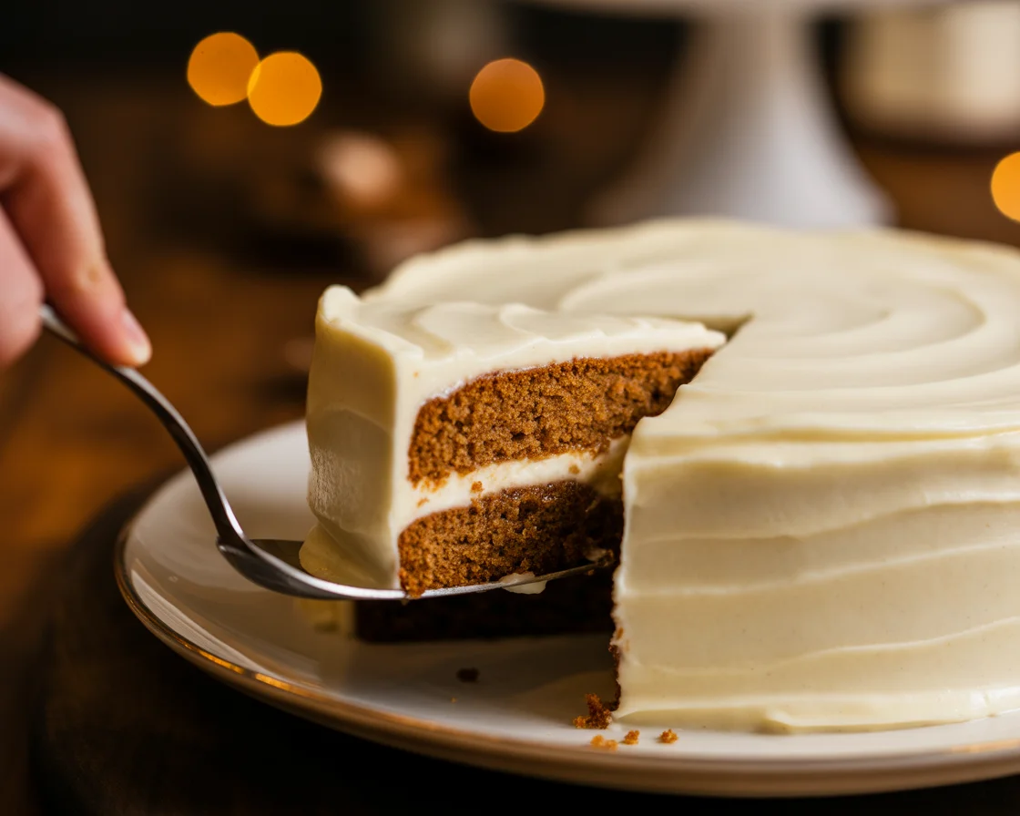 Gingerbread Cake with Cinnamon Cream Cheese Frosting Bliss