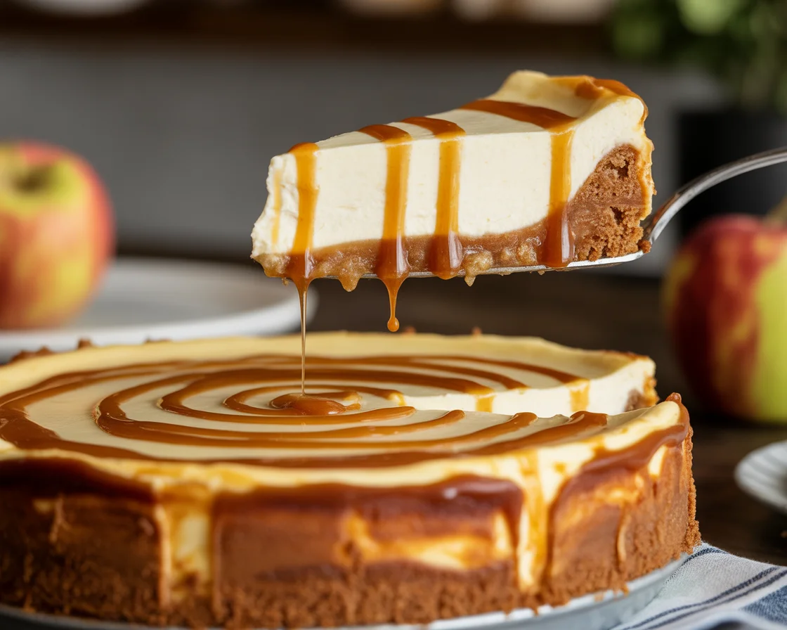 Irresistible Salted Caramel Apple Pie Cheesecake Recipe