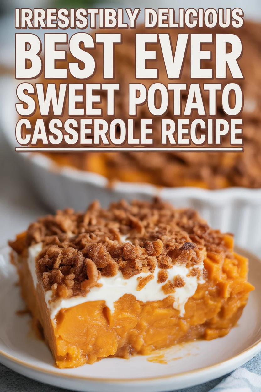 Irresistibly Delicious Best Ever Sweet Potato Casserole Recipe
