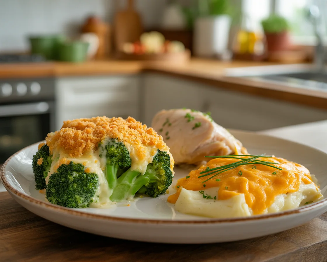 Deliciously Easy Broccoli Cheese Casserole with Ritz Crackers