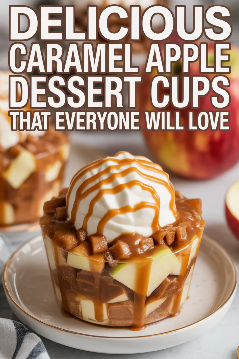 Delicious Caramel Apple Dessert Cups That Everyone Will Love