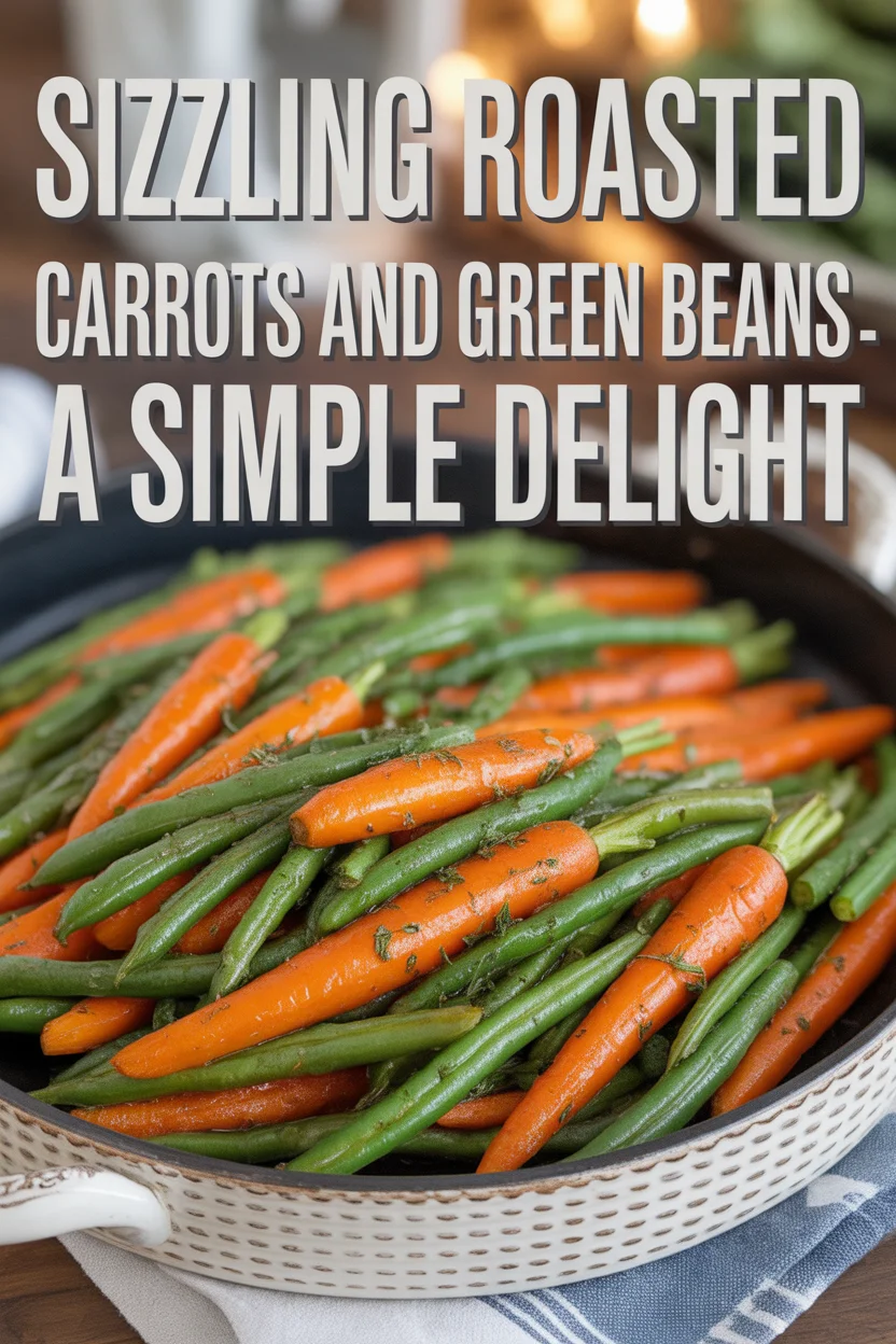 Roasted Carrots and Green Beans