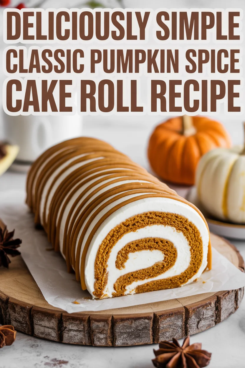 Classic Pumpkin Spice Cake Roll