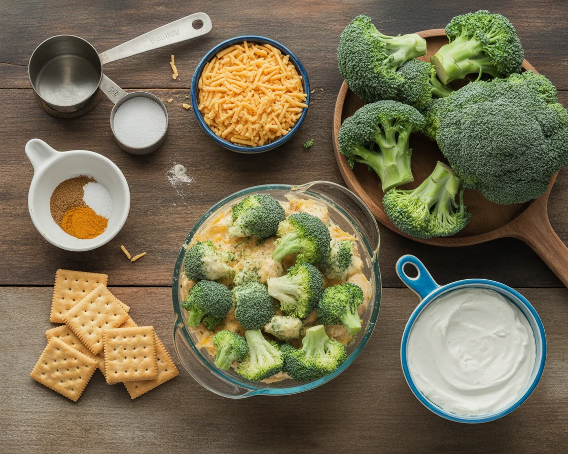 Deliciously Easy Broccoli Cheese Casserole with Ritz Crackers