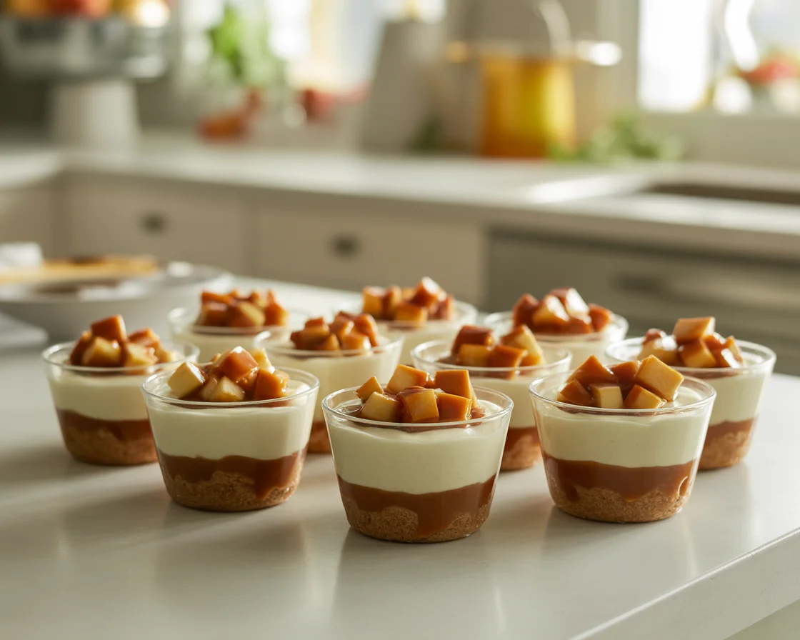 Caramel Apple Dessert Cups