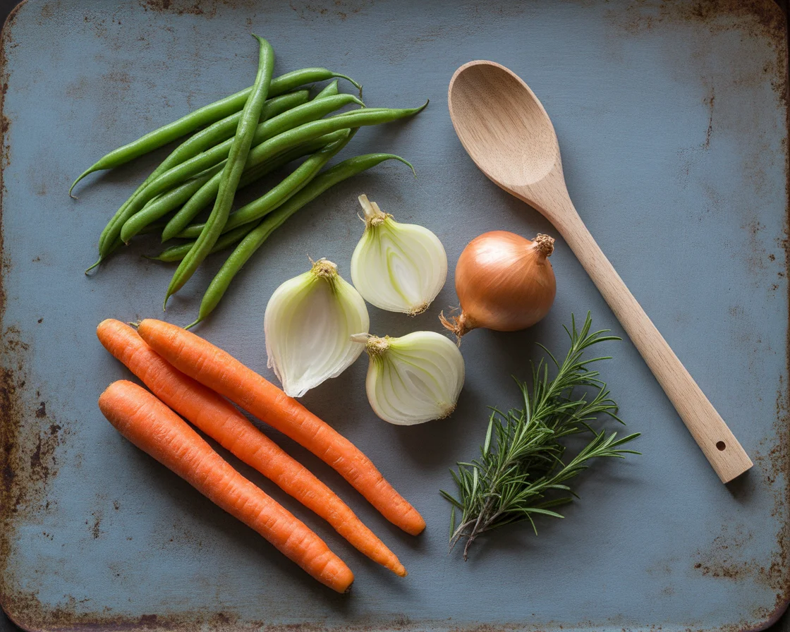 Roasted Carrots and Green Beans