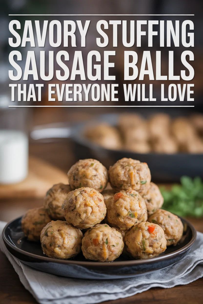 Stuffing Sausage Balls