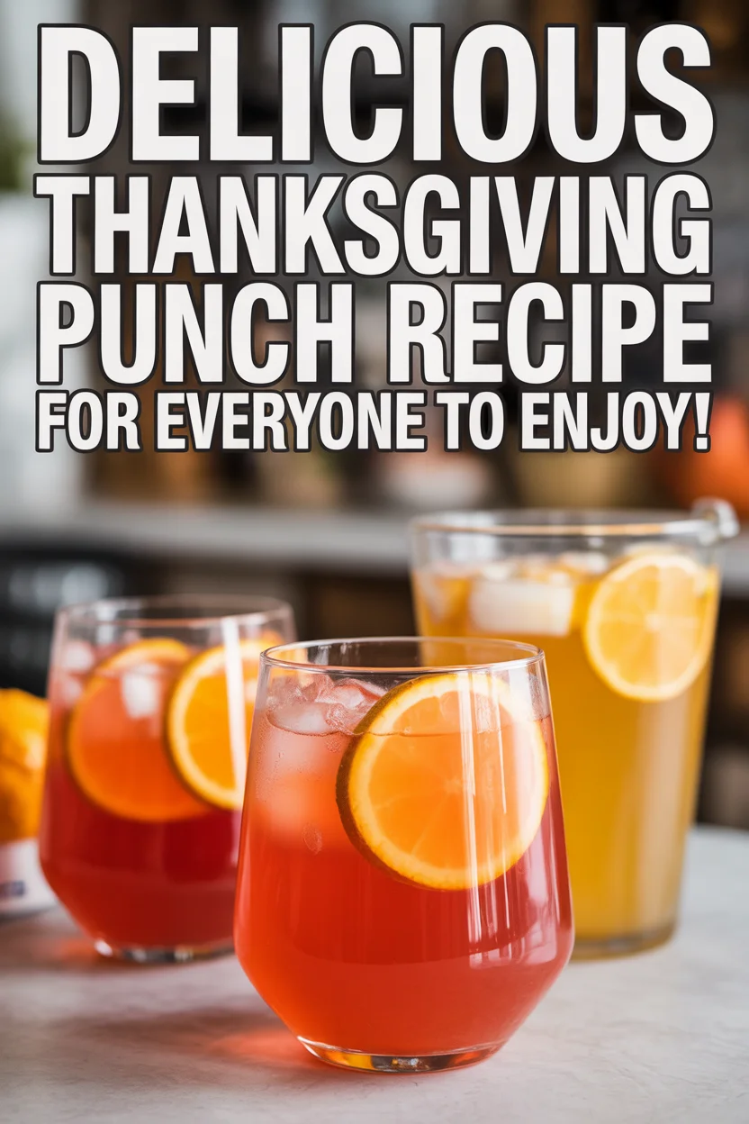 Delicious Thanksgiving Punch Recipe for Everyone to Enjoy!