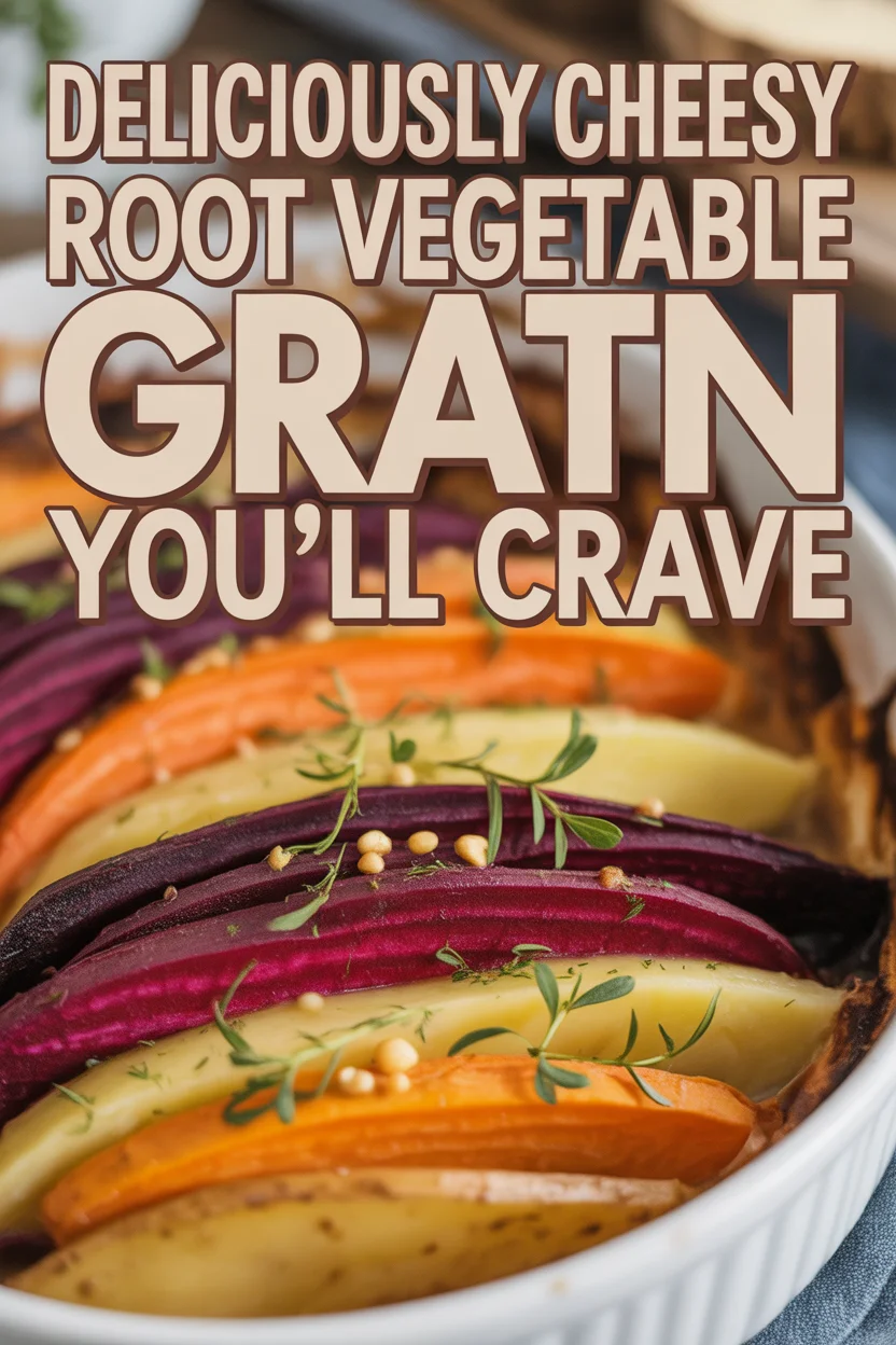 Deliciously Cheesy Root Vegetable Gratin You’ll Crave