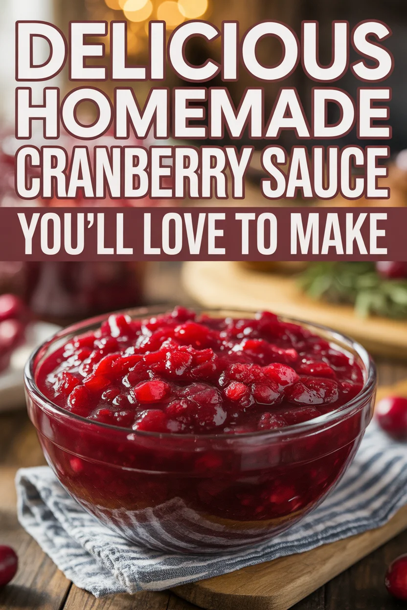 Homemade Cranberry Sauce