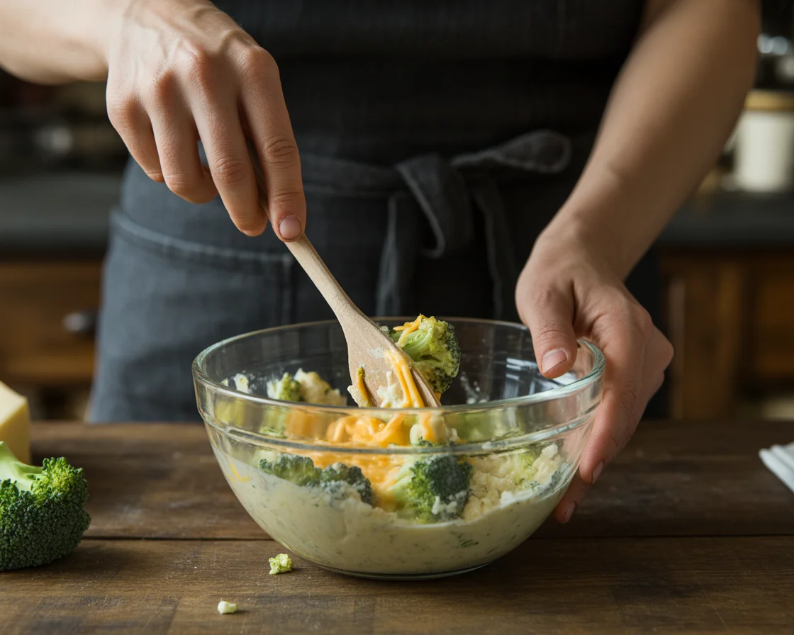 Comforting Broccoli Cheese Casserole with Ritz Cracker Topping