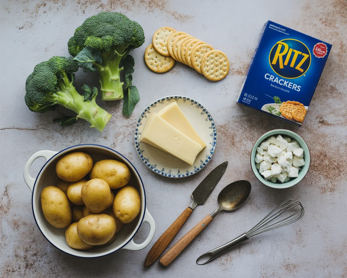 Comforting Broccoli Cheese Casserole with Ritz Cracker Topping