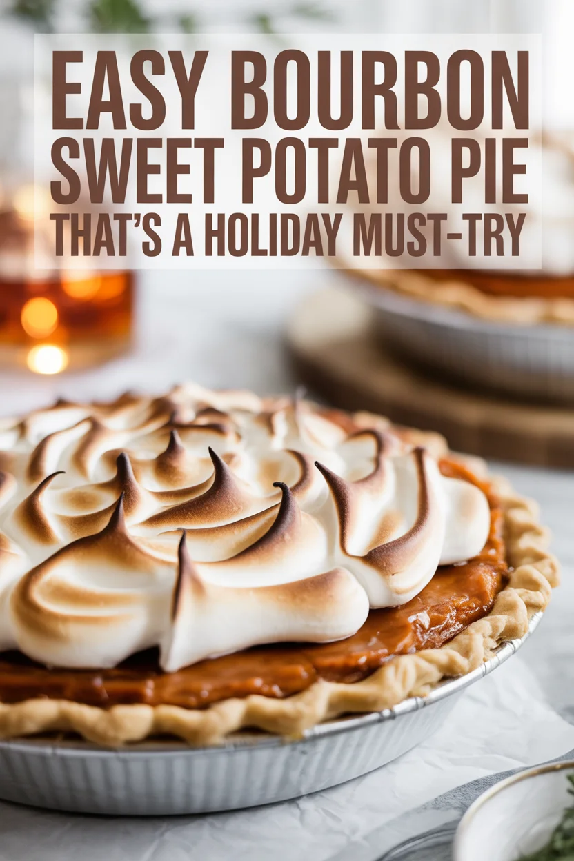 Bourbon Sweet Potato Pie