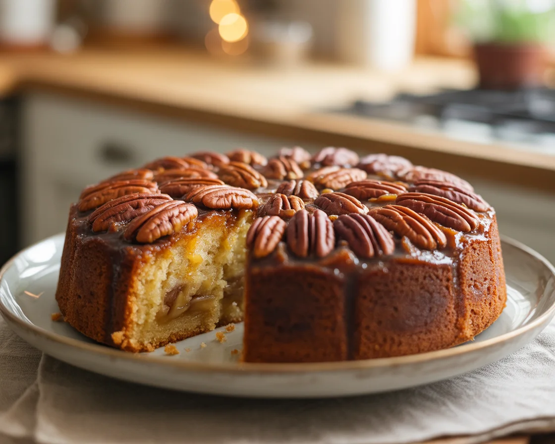 Best Gooey Pecan Upside Down Cake You'll Love