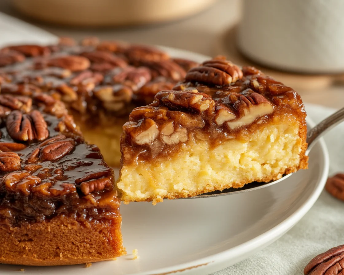 Pecan Upside Down Cake