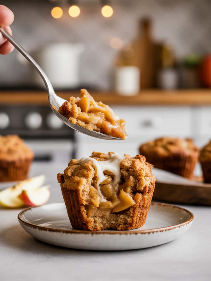 Apple Pumpkin Streusel Muffins