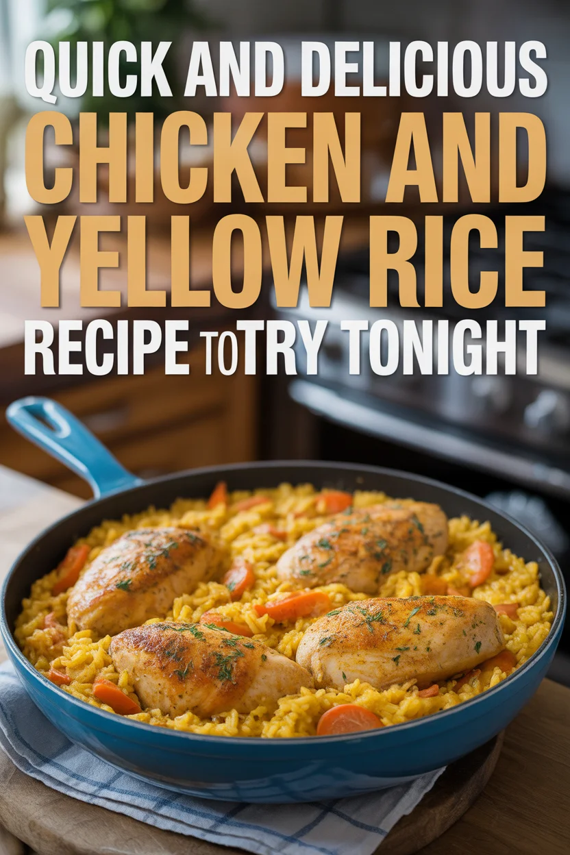 Quick and Delicious Chicken and Yellow Rice Recipe to Try Tonight