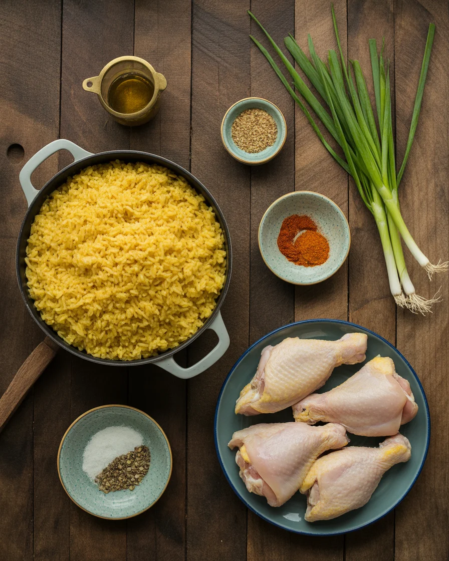 chicken and yellow rice recipe
