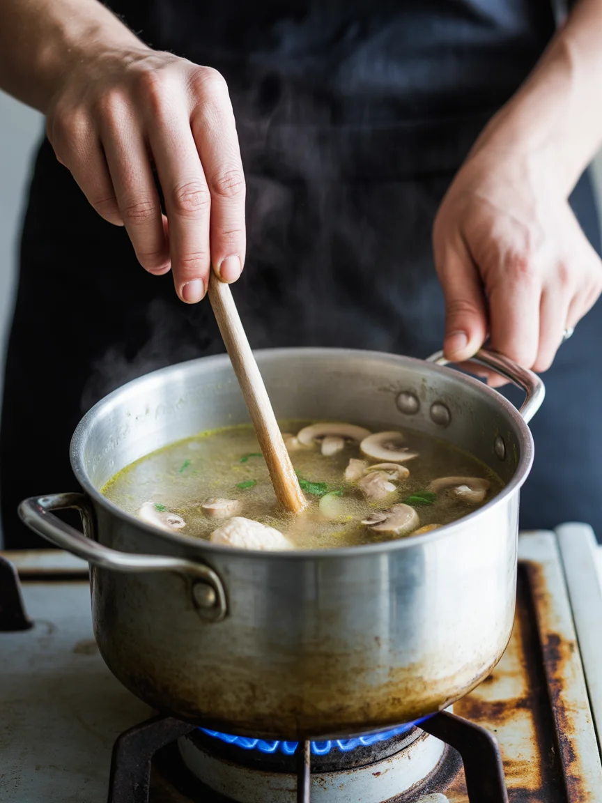 Comforting Chicken Mushroom Soup for Cozy Nights