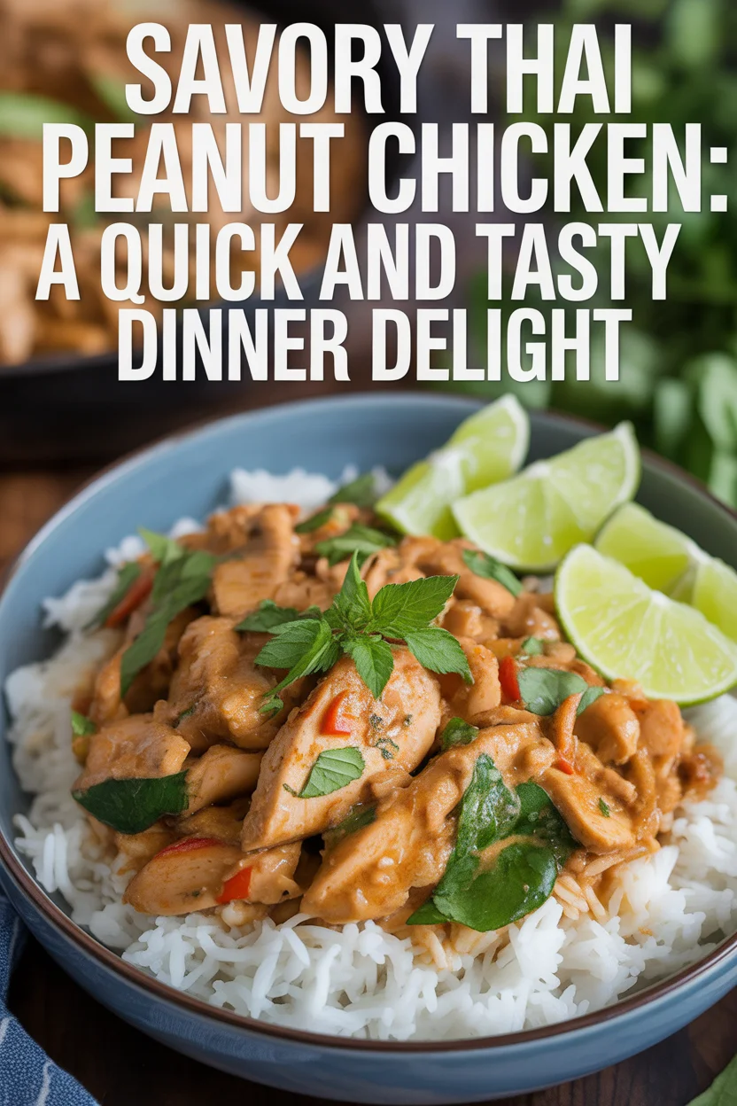 Thai Peanut Chicken