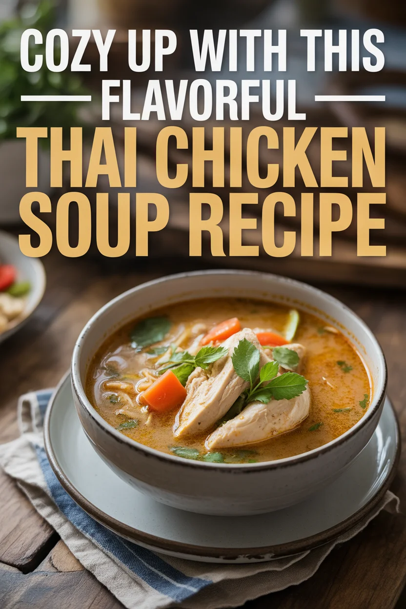Cozy Up with This Flavorful Thai Chicken Soup Recipe
