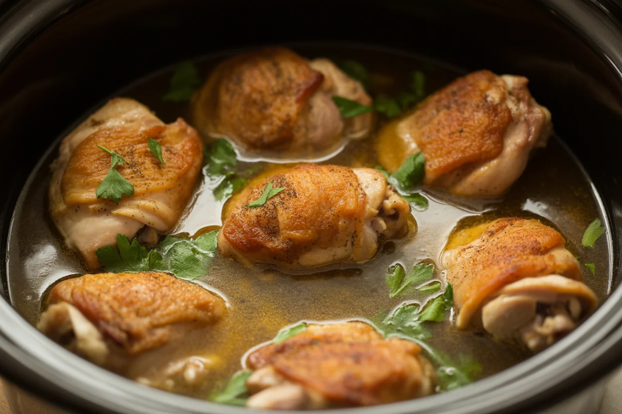 Bone In Chicken Thighs Recipes Crockpot