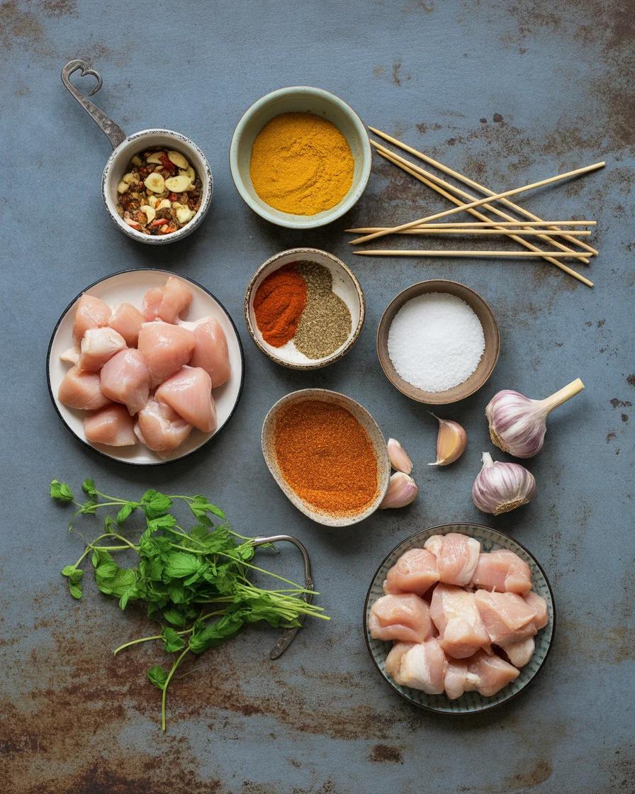 Grilled Ranch Garlic Parmesan Chicken Skewers