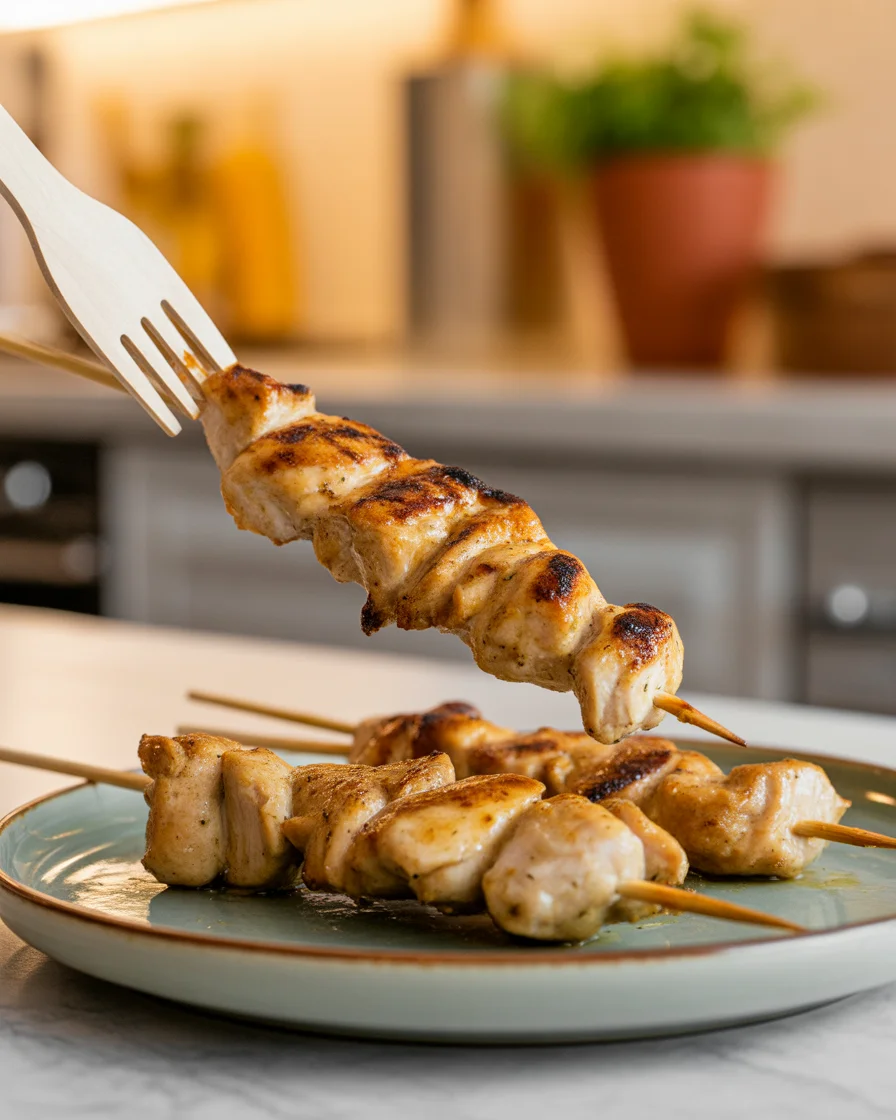 Grilled Ranch Garlic Parmesan Chicken Skewers – A Flavor Explosion!