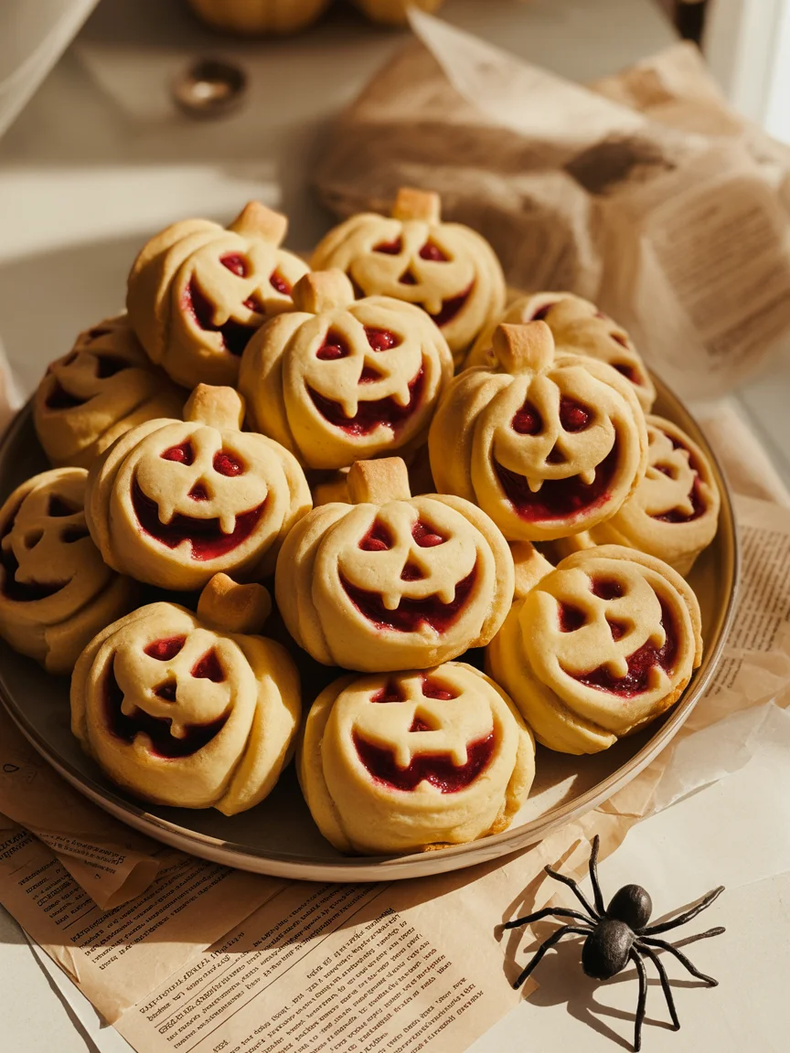 Spooky Halloween Pies Loaded with Berry Chia Jam Delight
