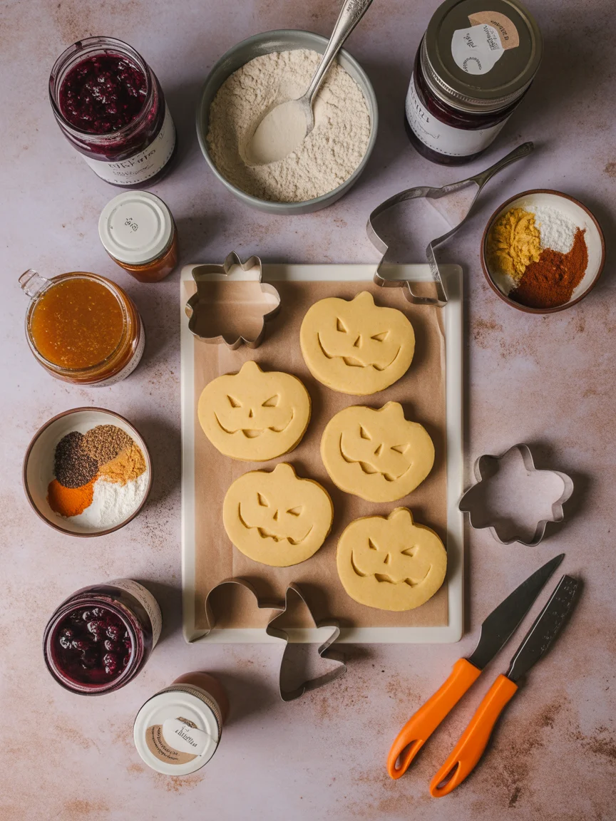 Spooky Halloween Pies Loaded with Berry Chia Jam Delight