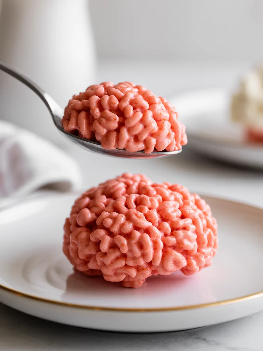 Marshmallow Rice Krispies (Bubbles) Halloween Brains