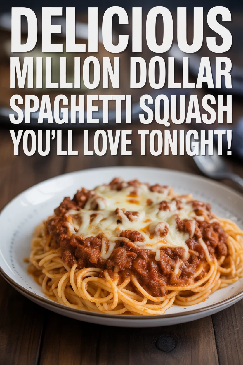 Delicious Million Dollar Spaghetti Squash You'll Love Tonight!