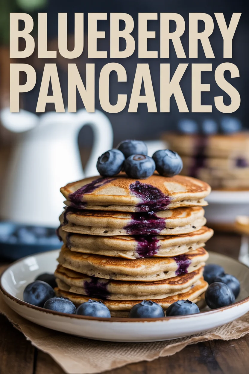 Blueberry Flax Pancakes