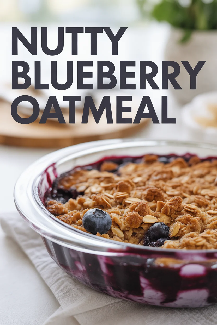 Nutty Blueberry Oatmeal