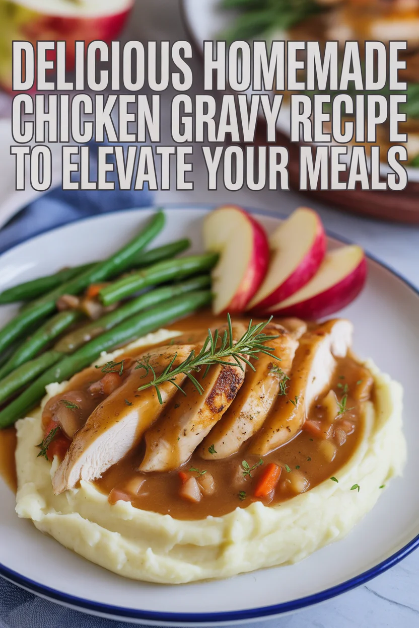 Delicious Homemade Chicken Gravy Recipe to Elevate Your Meals