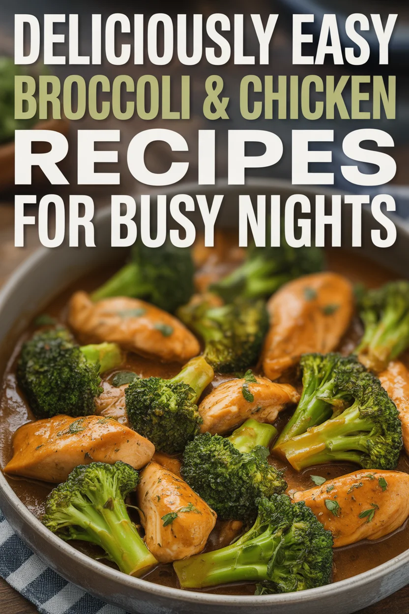 Deliciously Easy Broccoli & Chicken Recipes for Busy Nights
