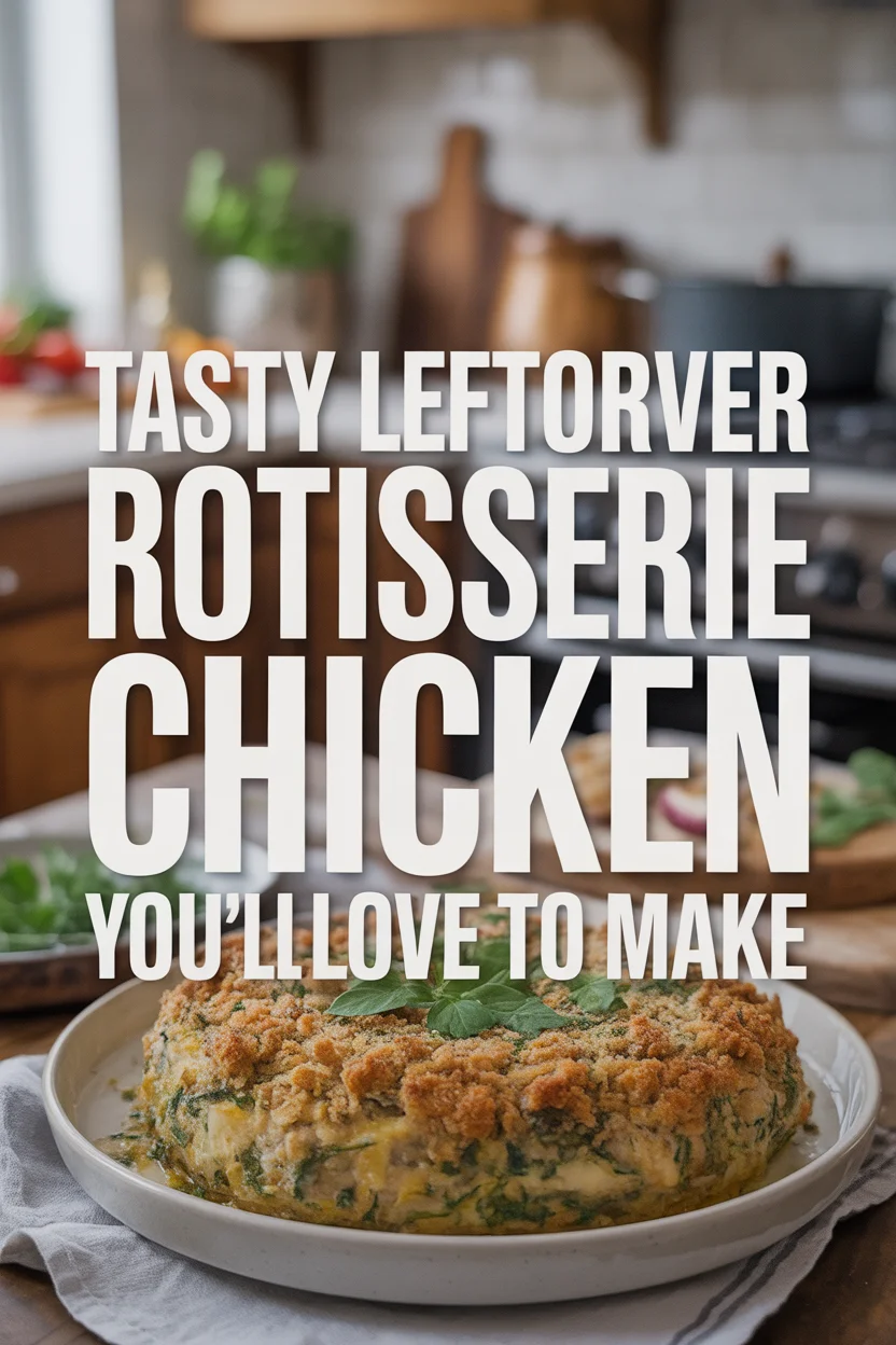 leftover rotisserie chicken recipes