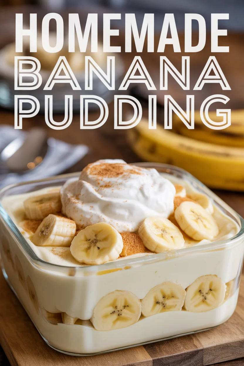 Homemade Banana Pudding