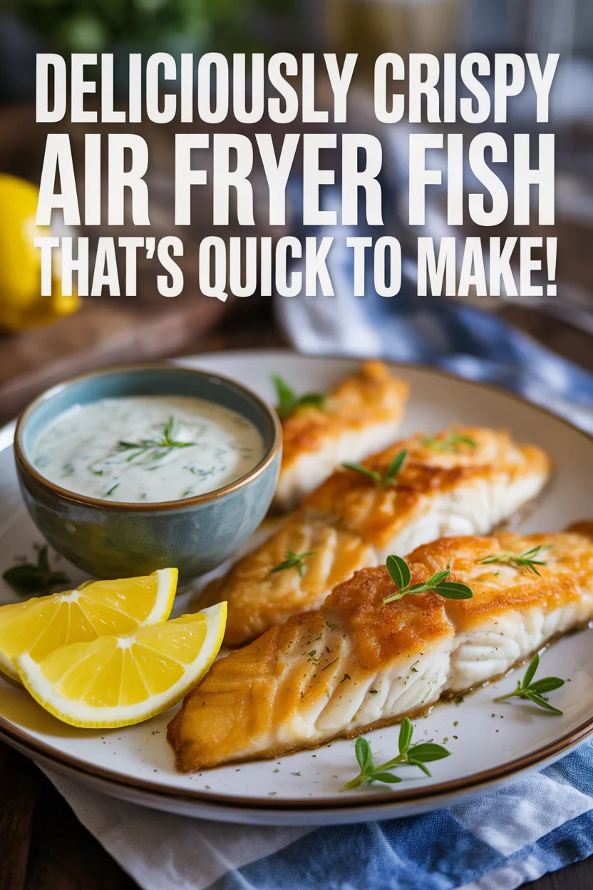 Deliciously Crispy Air Fryer Fish That's Quick to Make!