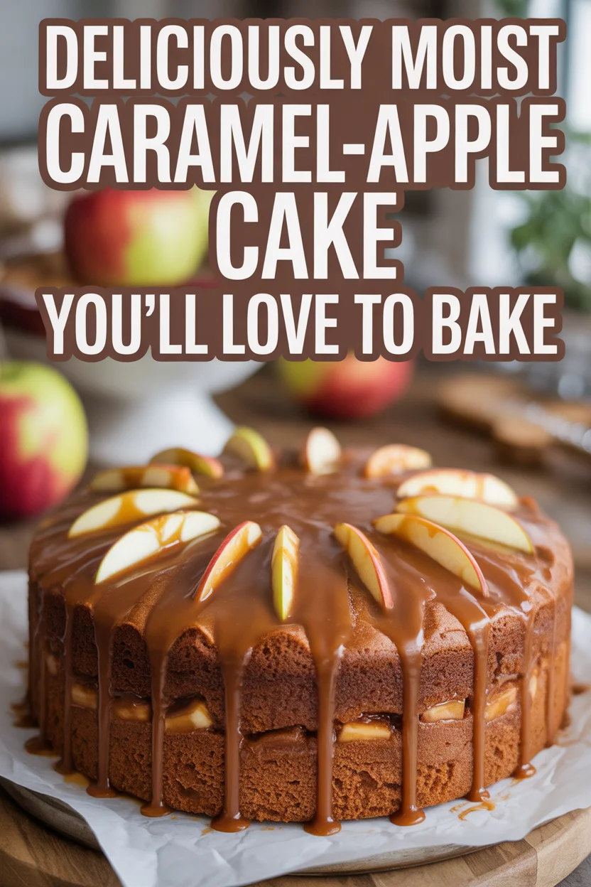 Deliciously Moist Caramel-Apple Cake You’ll Love to Bake