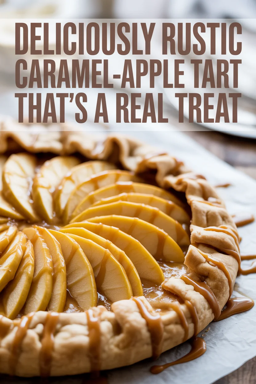 Rustic Caramel-Apple Tart