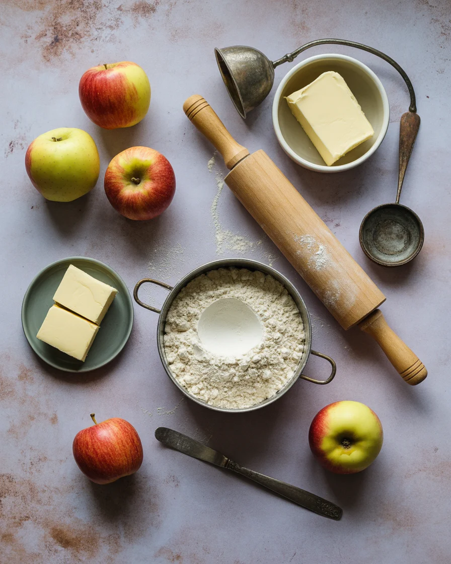 Rustic Caramel-Apple Tart